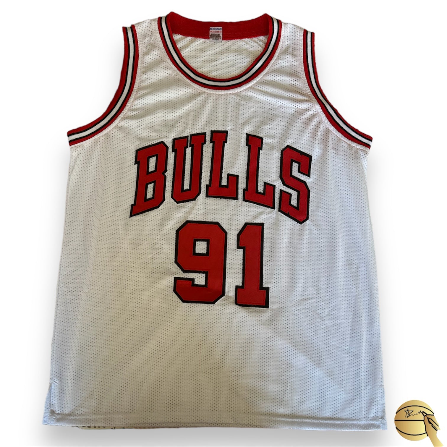 Jersey autografiado por Dennis Rodman