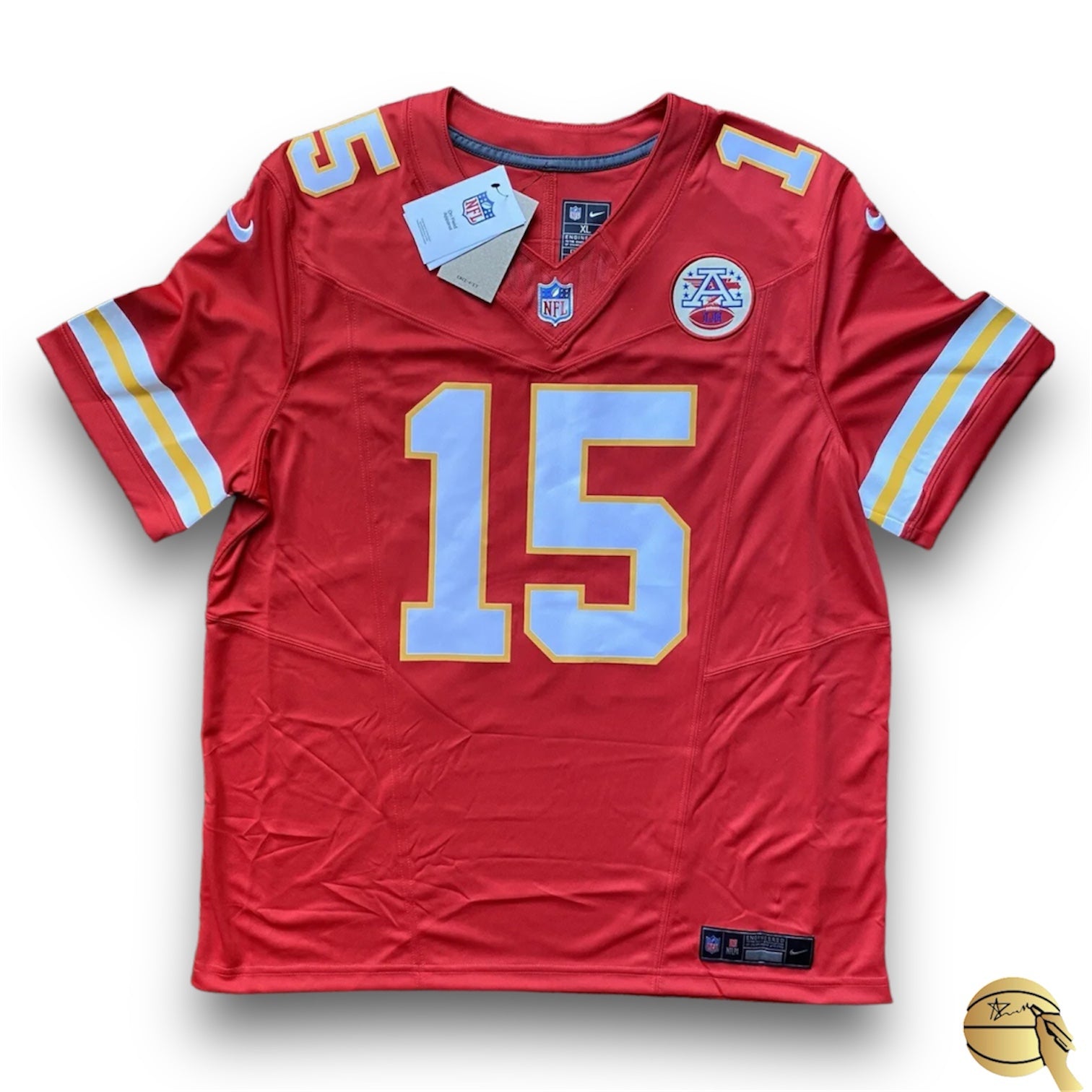 Jersey autografiado por Patrick Mahomes