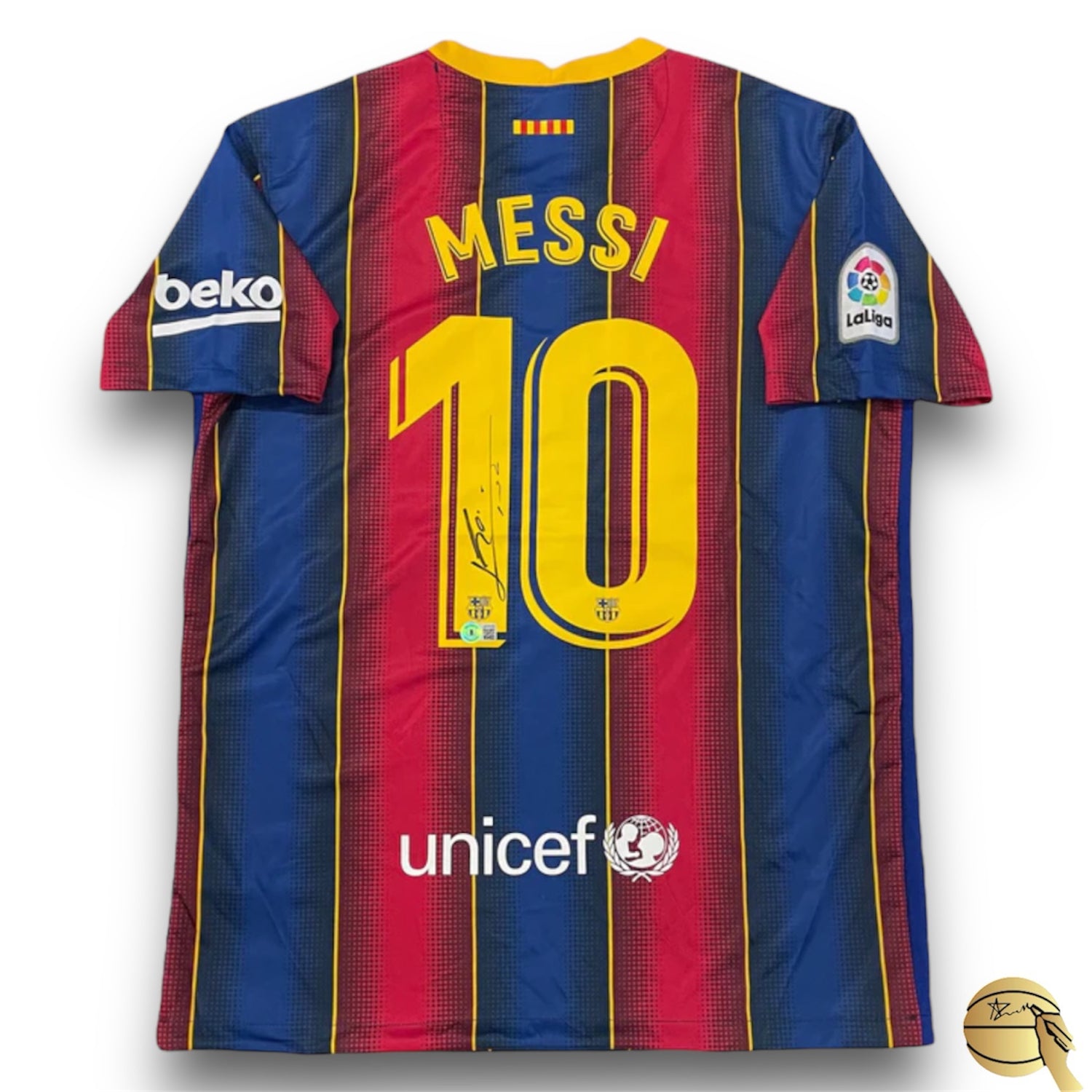 Jersey autografiado por Leo Messi