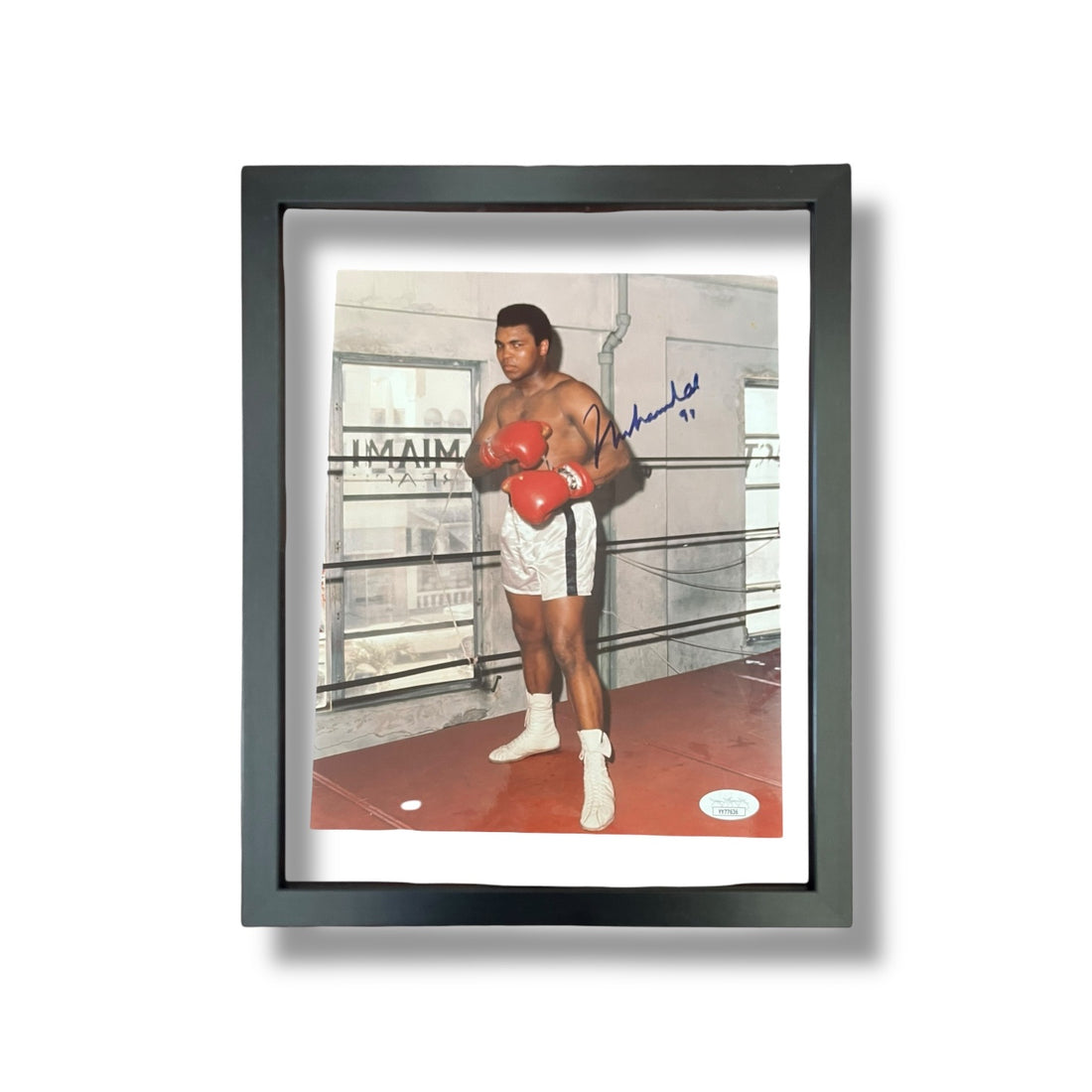Foto autografiada por Muhammad Ali